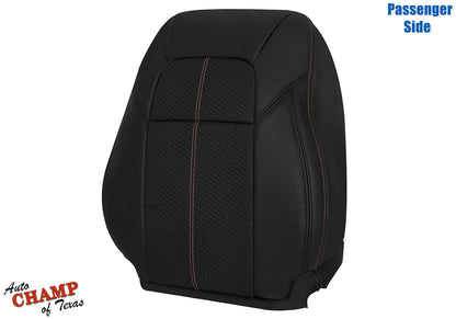 2019-2022 Nissan Altima SR Passenger Lean Back Leather Cloth Seat Cover Black