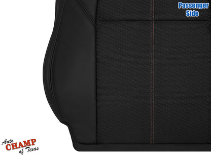 2019-2022 Nissan Altima SR Passenger Lean Back Leather Cloth Seat Cover Black