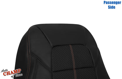 2019-2022 Nissan Altima SR Passenger Lean Back Leather Cloth Seat Cover Black