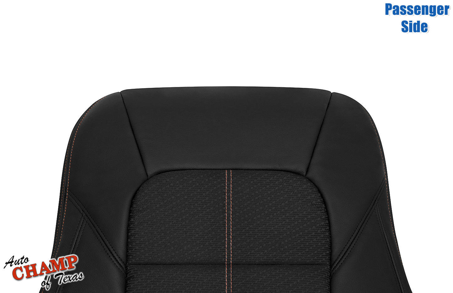 2019-2022 Nissan Altima SR Passenger Lean Back Leather Cloth Seat Cover Black