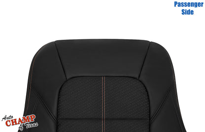 2019-2022 Nissan Altima SR Passenger Lean Back Leather Cloth Seat Cover Black