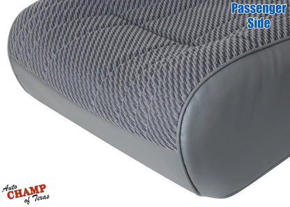 1994 1997 dodge ram 1500 st base work truck bottom cloth seat cover gray
