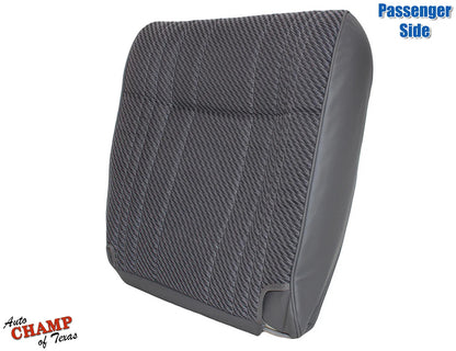 1994 1997 dodge ram 1500 st base work truck bottom cloth seat cover gray