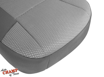 2005–2011 Toyota Tacoma Driver Side Bottom Cloth Seat Cover Gray