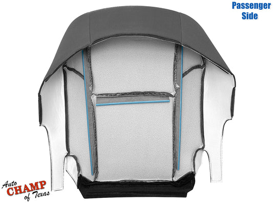 2005–2011 Toyota Tacoma Passenger Side Bottom Cloth Seat Cover Gray