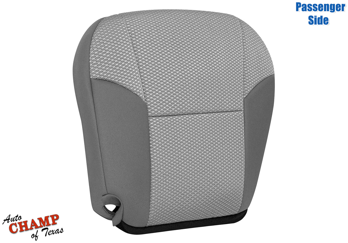 2005–2011 Toyota Tacoma Passenger Side Bottom Cloth Seat Cover Gray