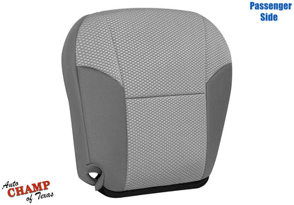2005–2011 Toyota Tacoma Passenger Side Bottom Cloth Seat Cover Gray