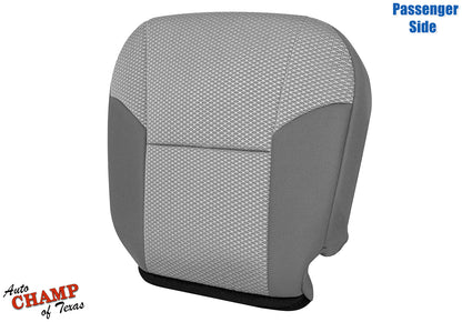 2005–2011 Toyota Tacoma Passenger Side Bottom Cloth Seat Cover Gray