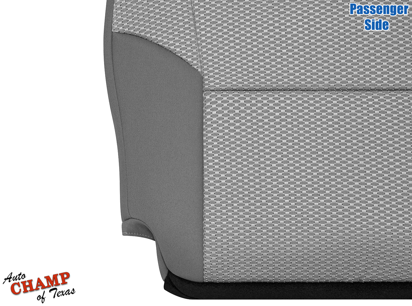 2005–2011 Toyota Tacoma Passenger Side Bottom Cloth Seat Cover Gray