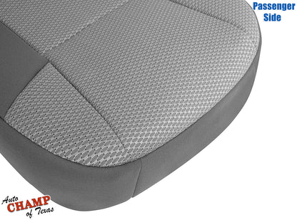 2005–2011 Toyota Tacoma Passenger Side Bottom Cloth Seat Cover Gray