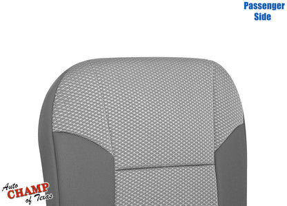 2005–2011 Toyota Tacoma Passenger Side Bottom Cloth Seat Cover Gray