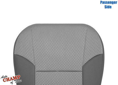 2005–2011 Toyota Tacoma Passenger Side Bottom Cloth Seat Cover Gray