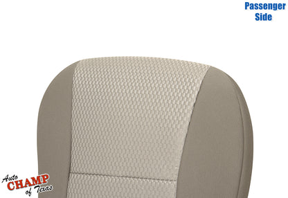 2012-2015 Toyota Tacoma Passenger Bottom Cloth Seat Cover Tan Sand Beige