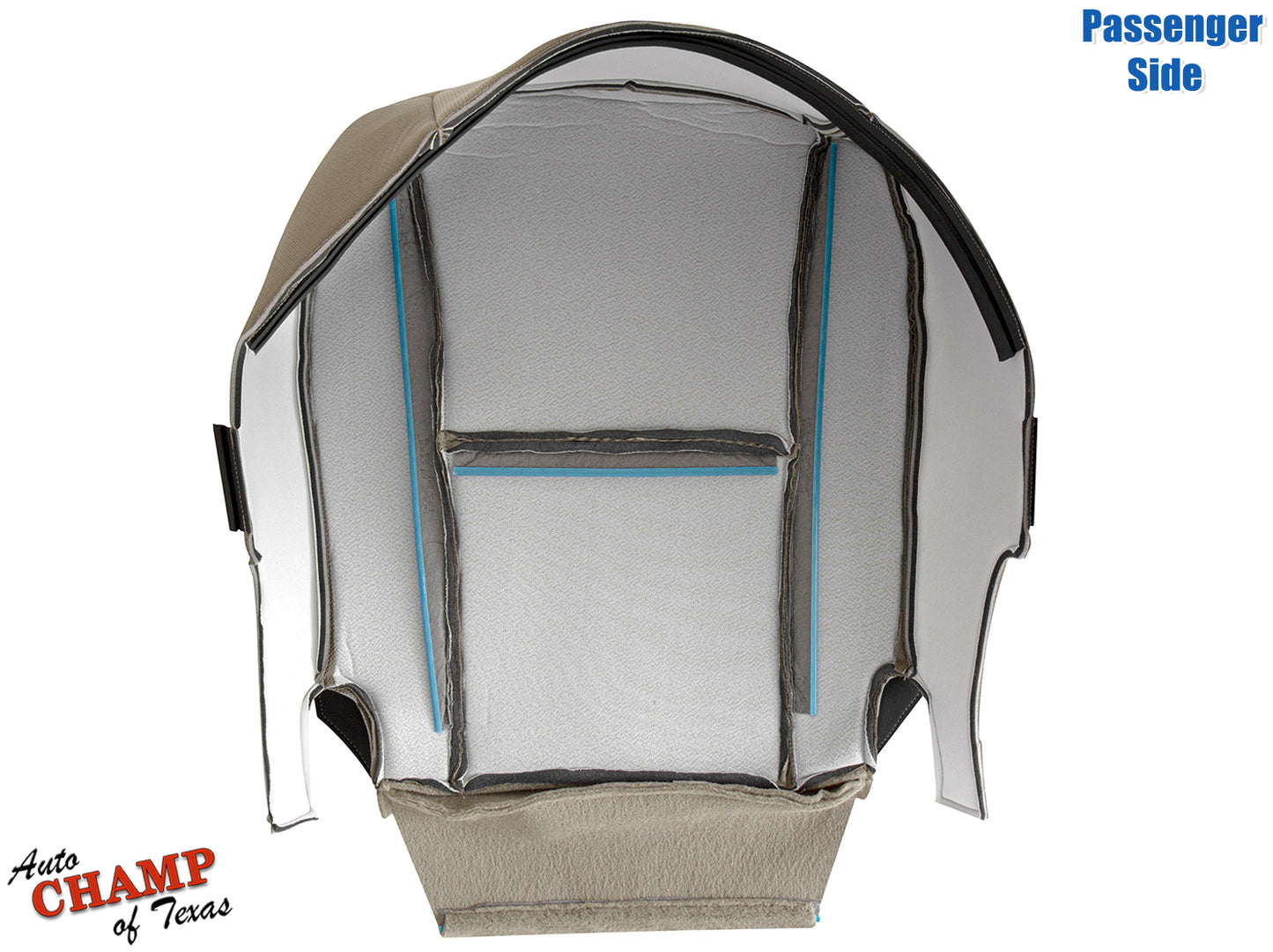 2012-2015 Toyota Tacoma Passenger Bottom Cloth Seat Cover Tan Sand Beige