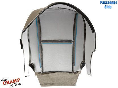 2012-2015 Toyota Tacoma Passenger Bottom Cloth Seat Cover Tan Sand Beige