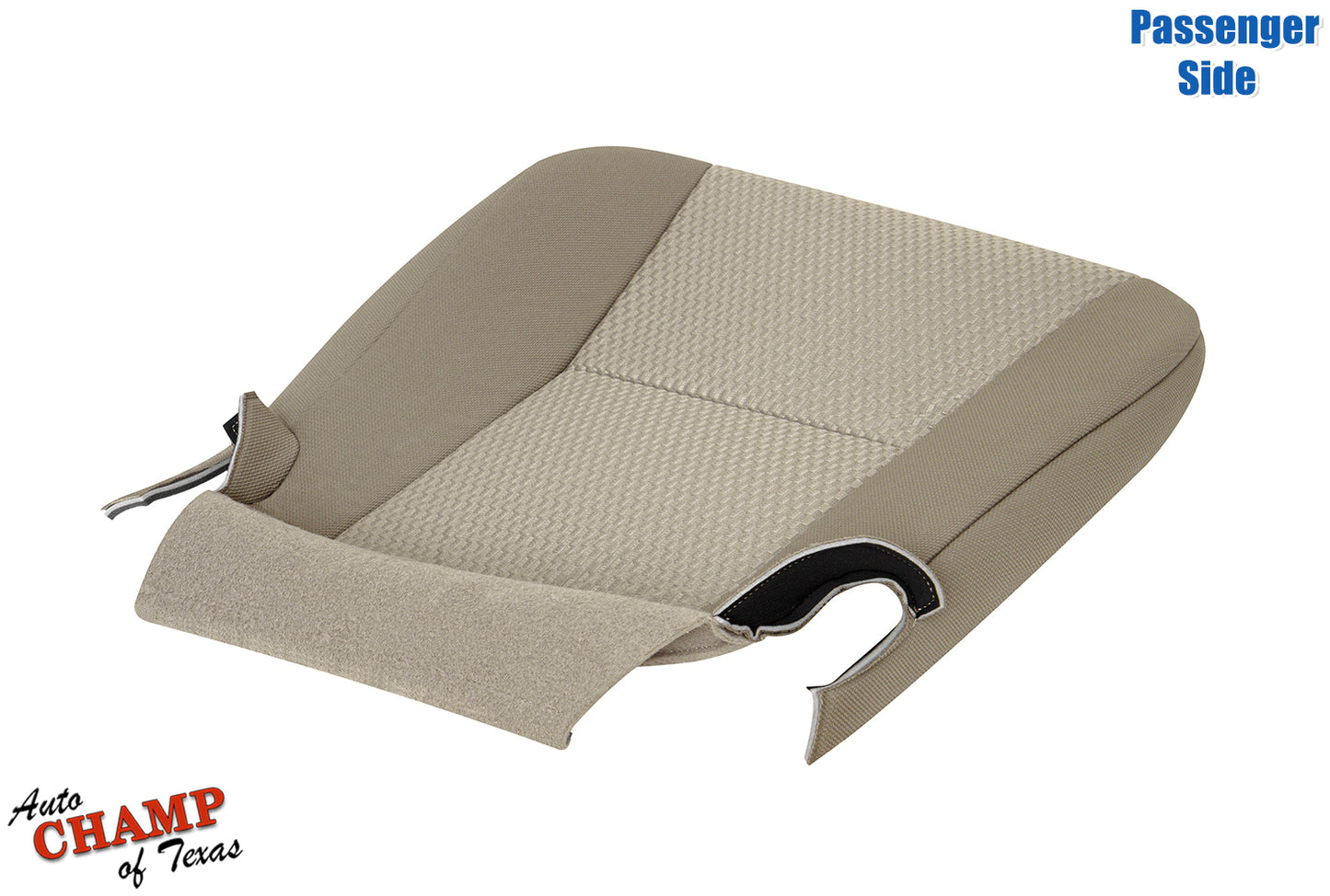 2012-2015 Toyota Tacoma Passenger Bottom Cloth Seat Cover Tan Sand Beige