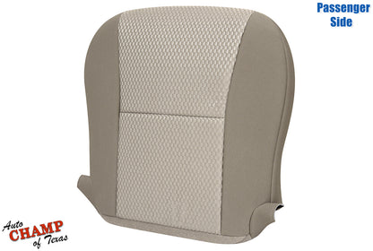 2012-2015 Toyota Tacoma Passenger Bottom Cloth Seat Cover Tan Sand Beige