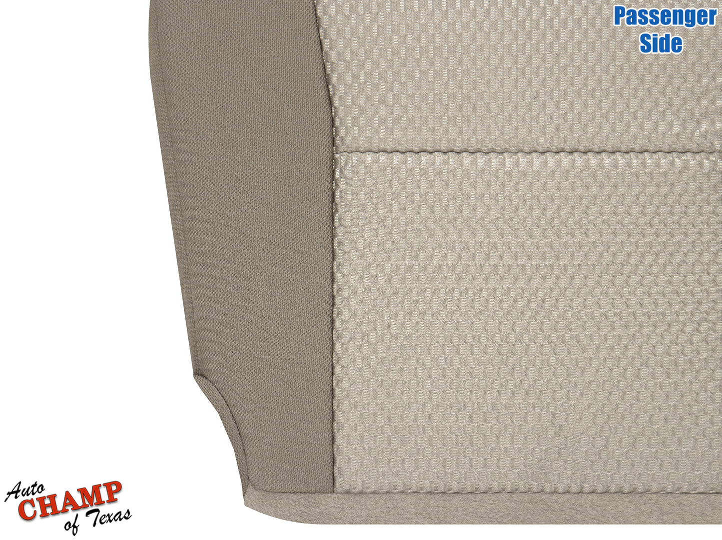 2012-2015 Toyota Tacoma Passenger Bottom Cloth Seat Cover Tan Sand Beige