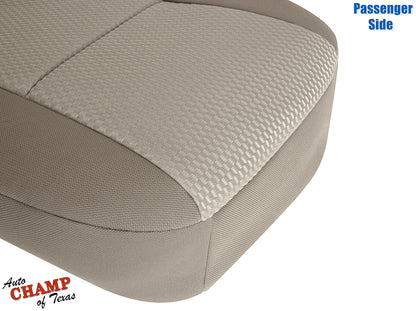 2012-2015 Toyota Tacoma Passenger Bottom Cloth Seat Cover Tan Sand Beige
