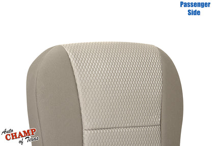 2012-2015 Toyota Tacoma Passenger Bottom Cloth Seat Cover Tan Sand Beige
