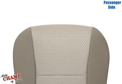 2012-2015 Toyota Tacoma Passenger Bottom Cloth Seat Cover Tan Sand Beige