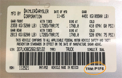 1994-1996 Dodge Ram 1500 SLT Laramie Passenger Side Bottom Cloth Seat Cover Tan