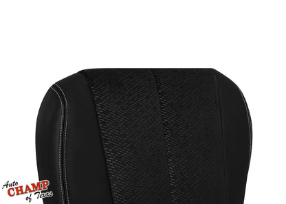 2011-2014 Toyota Sienna Driver Side Bottom Leather Cloth Seat Cover Black
