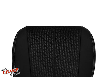 2011-2014 Toyota Sienna Driver Side Bottom Leather Cloth Seat Cover Black