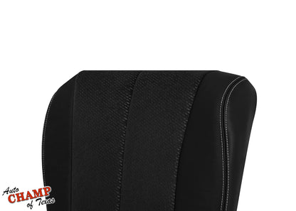 2011-2014 Toyota Sienna Driver Side Bottom Leather Cloth Seat Cover Black