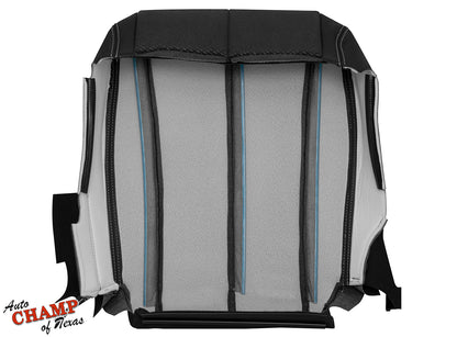2011-2014 Toyota Sienna Driver Side Bottom Leather Cloth Seat Cover Black