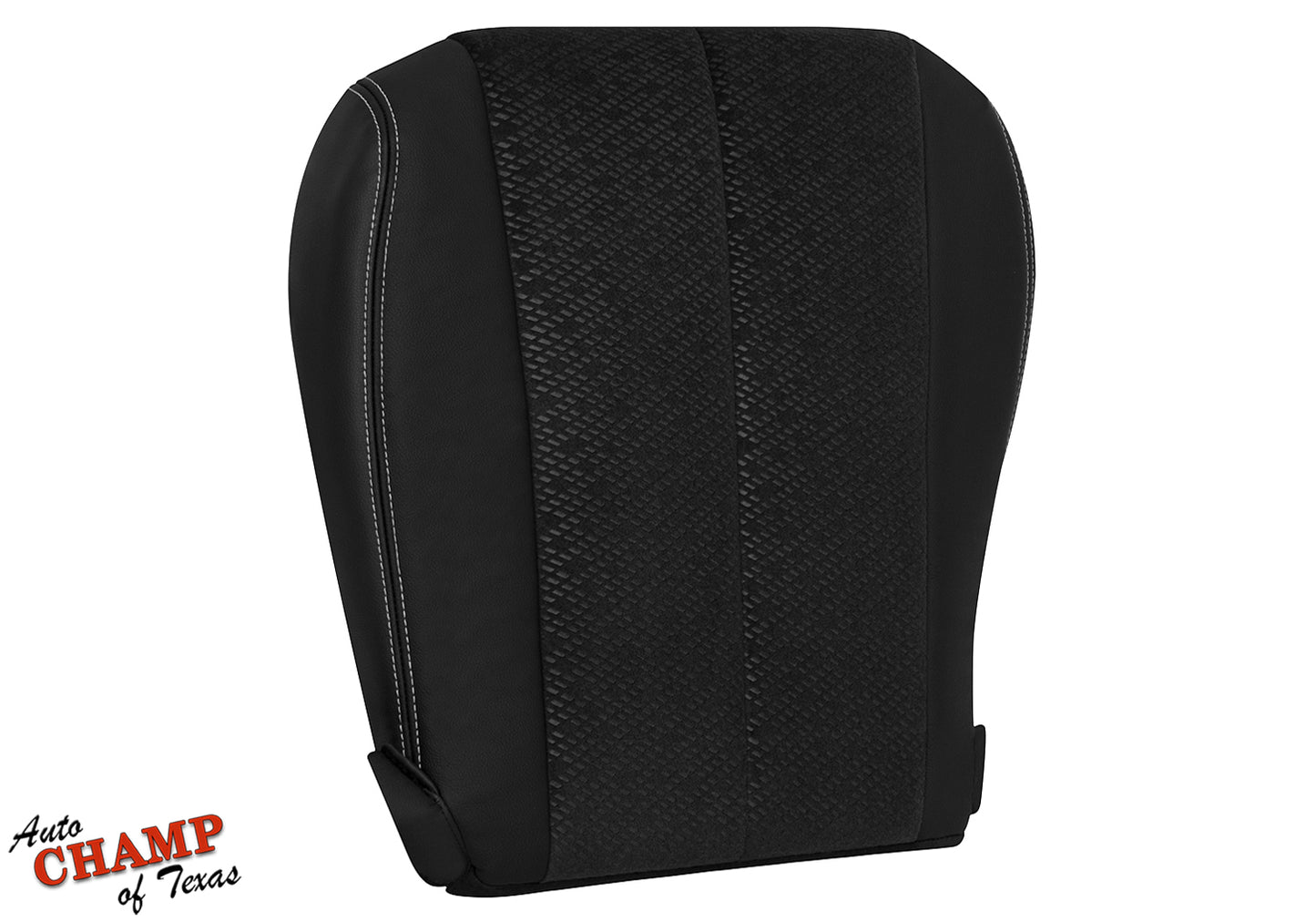 2011-2014 Toyota Sienna Driver Side Bottom Leather Cloth Seat Cover Black