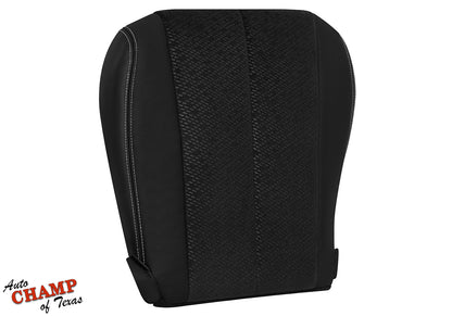 2011-2014 Toyota Sienna Driver Side Bottom Leather Cloth Seat Cover Black