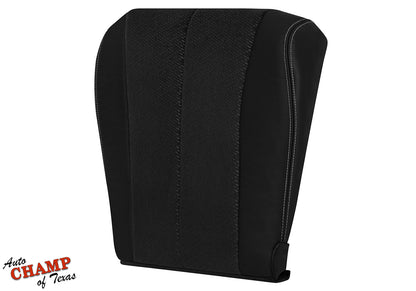 2011-2014 Toyota Sienna Driver Side Bottom Leather Cloth Seat Cover Black