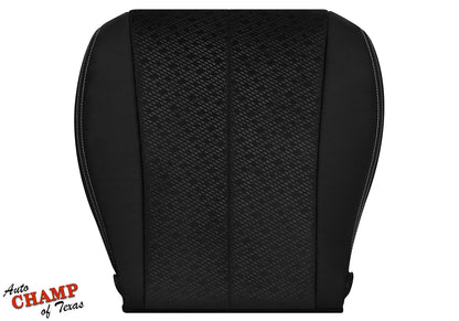 2011-2014 Toyota Sienna Driver Side Bottom Leather Cloth Seat Cover Black
