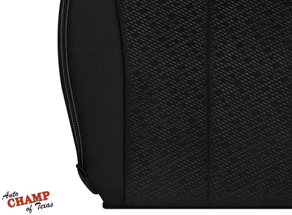 2011-2014 Toyota Sienna Driver Side Bottom Leather Cloth Seat Cover Black