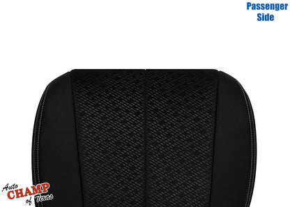 2011-2014 Toyota Sienna Passenger Side Bottom Leather Cloth Seat Cover Black