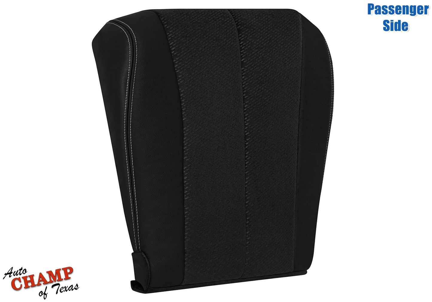 2011-2014 Toyota Sienna Passenger Side Bottom Leather Cloth Seat Cover Black