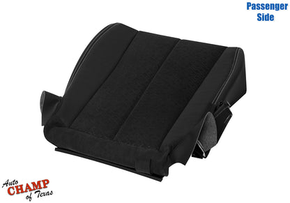 2011-2014 Toyota Sienna Passenger Side Bottom Leather Cloth Seat Cover Black