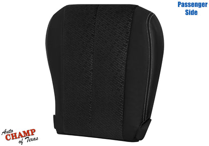 2011-2014 Toyota Sienna Passenger Side Bottom Leather Cloth Seat Cover Black