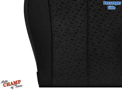 2011-2014 Toyota Sienna Passenger Side Bottom Leather Cloth Seat Cover Black