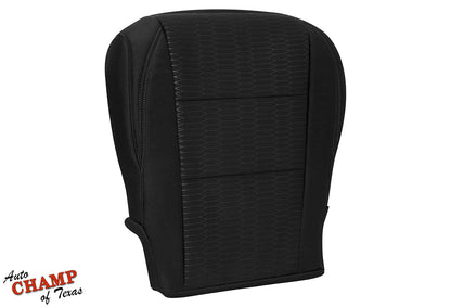 2016-2019 Toyota Tacoma SR5 Driver Side Bottom Cloth Seat Cover Black with Gray Double Stitch