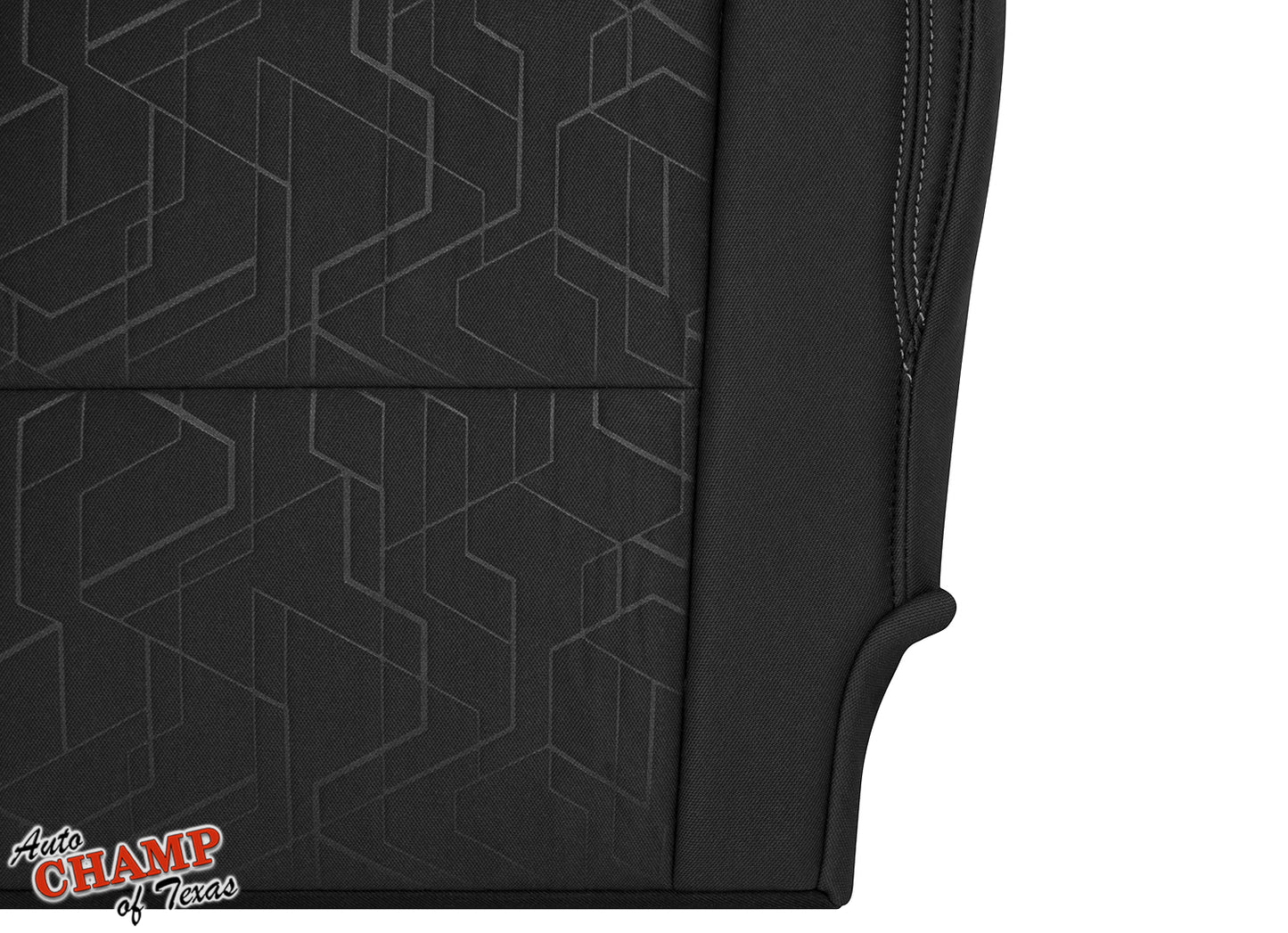 2020-2023 Toyota Tacoma TRD Driver Bottom Cloth Seat Cover Graphite Black