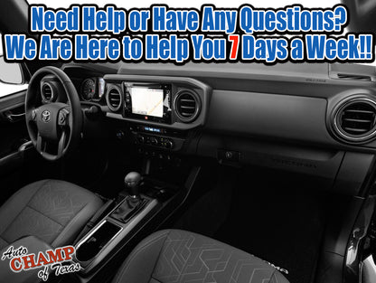 2020-2023 Toyota Tacoma TRD Driver Bottom Cloth Seat Cover Graphite Black