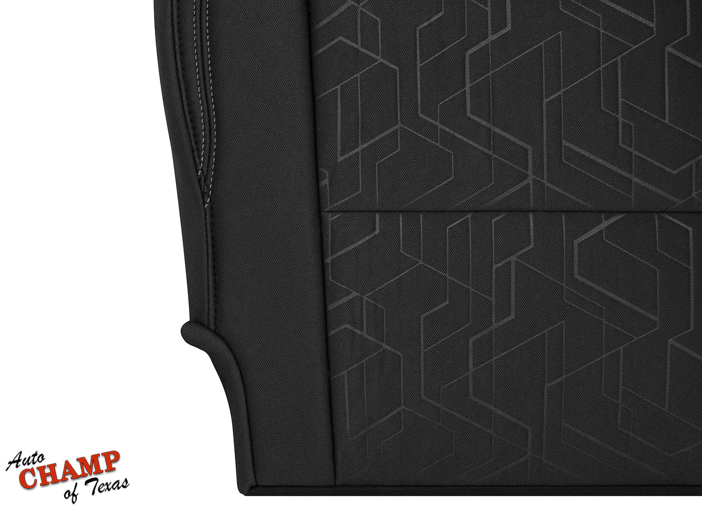 2020-2023 Toyota Tacoma TRD Driver Bottom Cloth Seat Cover Graphite Black