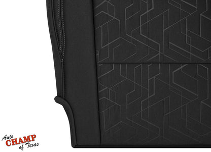 2020-2023 Toyota Tacoma TRD Driver Bottom Cloth Seat Cover Graphite Black