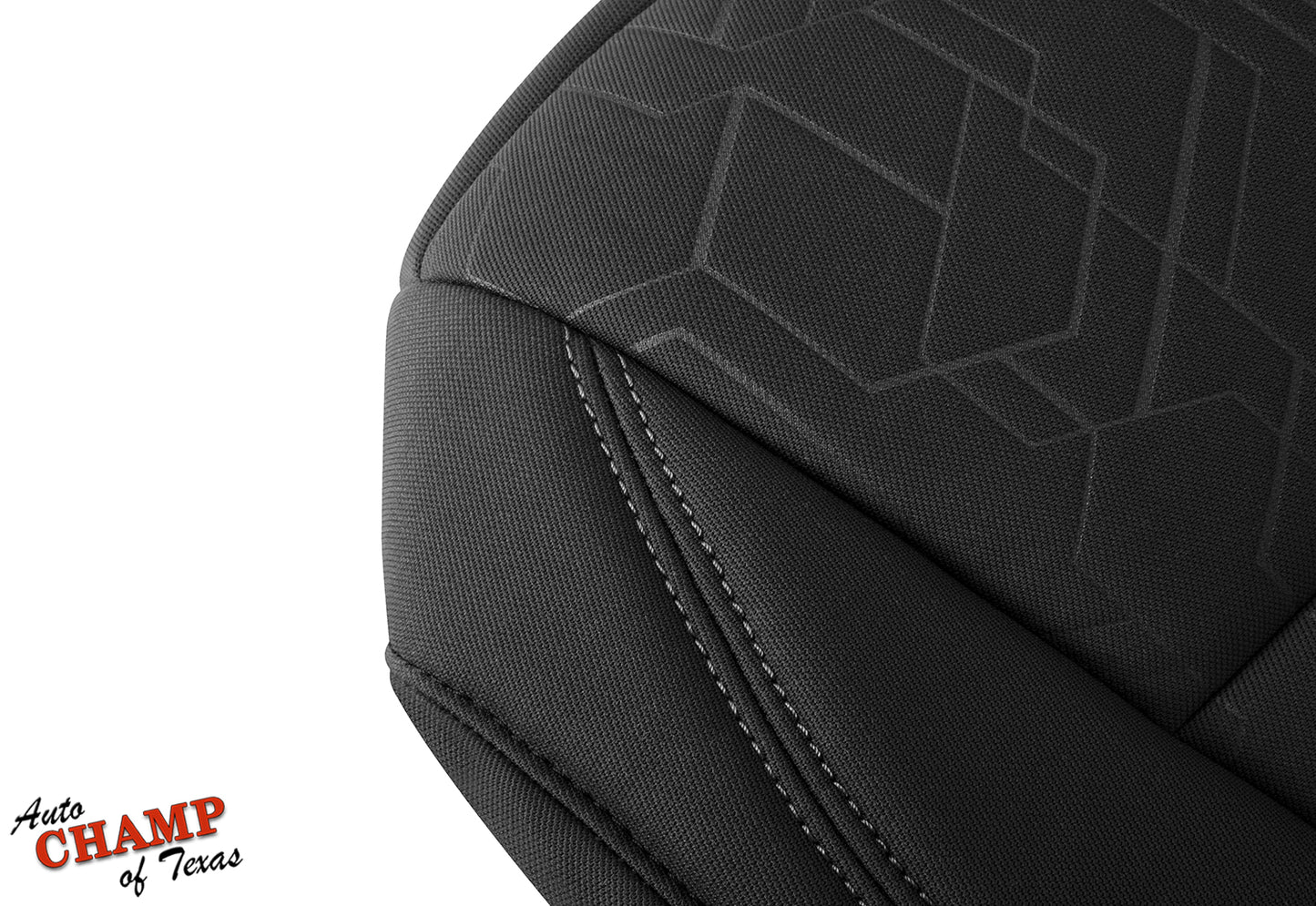 2020-2023 Toyota Tacoma TRD Driver Bottom Cloth Seat Cover Graphite Black