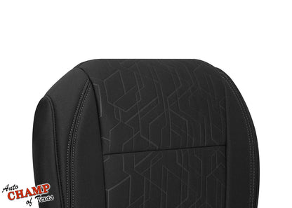 2020-2023 Toyota Tacoma TRD Driver Bottom Cloth Seat Cover Graphite Black