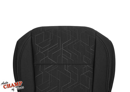 2020-2023 Toyota Tacoma TRD Driver Bottom Cloth Seat Cover Graphite Black