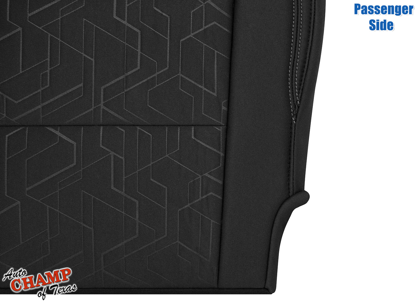 2020-2023 Toyota Tacoma TRD Passenger Bottom Cloth Seat Cover Graphite Black