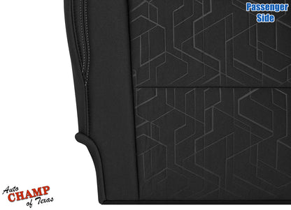 2020-2023 Toyota Tacoma TRD Passenger Bottom Cloth Seat Cover Graphite Black